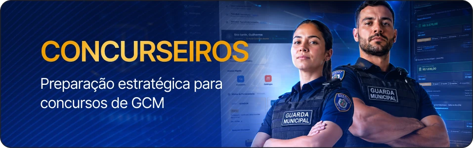 Concurseiros — Preparação estratégica para concursos de GCM